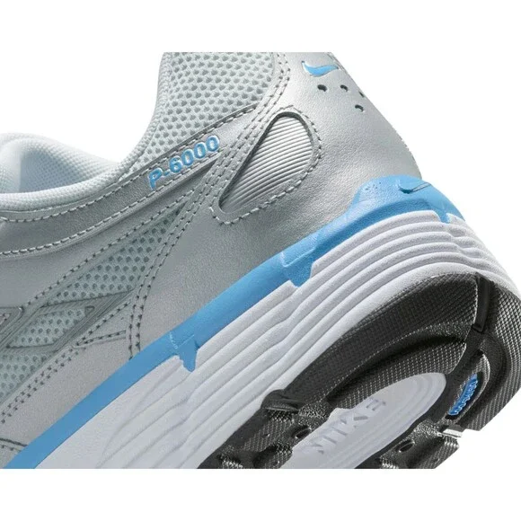 Nike P-6000 CD6404-025 Mens US 14 Metallic Platinum University Blue Shoes DDK708 - Picture 8 of 15